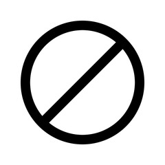 stop sign line icon