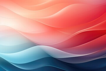 Obraz premium An abstract background image features a serene flow accentuated by a visually pleasing color gradient, creating a calming and harmonious composition. Illustration