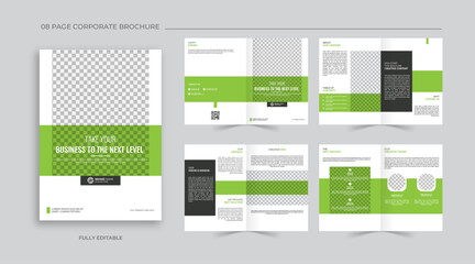business profile brochure design template