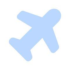 Obraz premium plane duotone icon