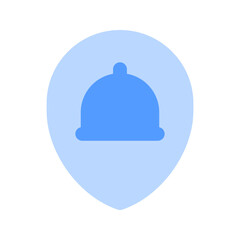 restaurant duotone icon