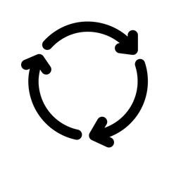 roundabout glyph icon