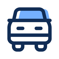 car filled line icon