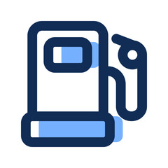 gas station filled line icon