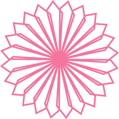 beautiful mandala with vector design 