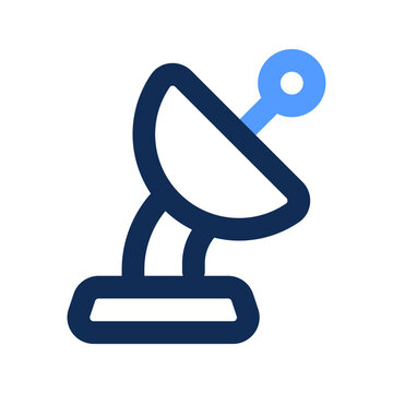 recommend clip art: satellite outline color icon