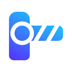 barrier gradient fill icon