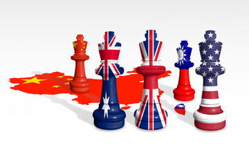 Aukus is a trilateral security pact between Australia, the United Kingdom, and the United States. Relations between AUKUS, Taiwan and China