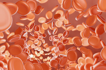 Red blood cell 3D render