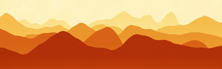 Fototapeta na wymiar amazing mountains slopes at the sun rising time digitally drawn background or texture illustration