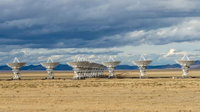 Very Large Array, New Mexico - Time Lapse