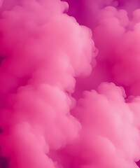 Abstract pink smoke texture. Steam, cloud realistic texture, generative AI