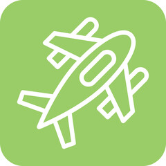 Vector Design Airplane Icon Style
