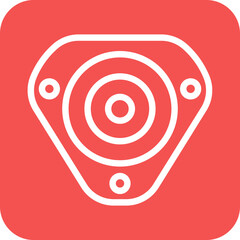 Vector Design Fisheye Camera Icon Style