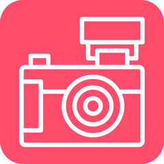 Vector Design Flash Camera Icon Style