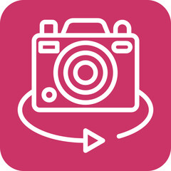 Vector Design Front Camera Icon Style