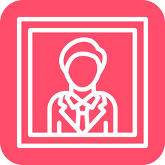 Vector Design Passport Photo Icon Style