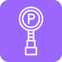 Vector Design Parking Icon Style
