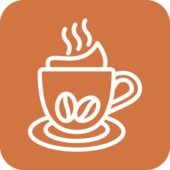 Vector Design Cappuccino Icon Style