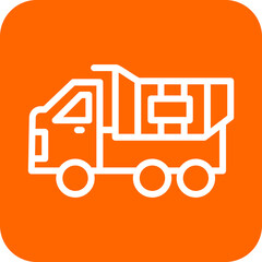 Vector Design Dump Truck Icon Style