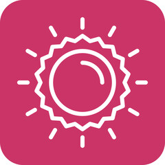 Vector Design Sun Icon Style