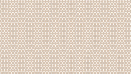 Vector hexagons background. Geometric pattern. Graphic or website layout. Abstract vector with brown hexagonal honey combs