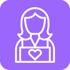 Obraz premium Vector Design Child Caretaker Icon Style