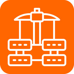 Fototapeta premium Vector Design Data Mining Icon Style