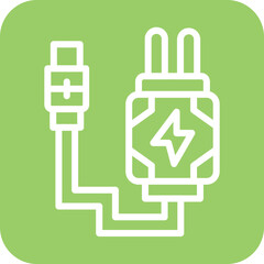 Vector Design Charger Icon Style