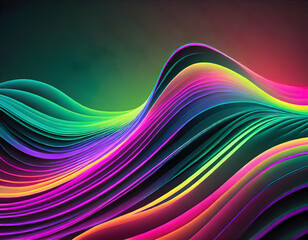abstract colorful wave background wallpaper 