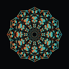 Beautiful decoration ornament mandala design
