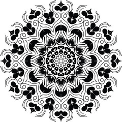 Beautiful decoration ornament mandala design

