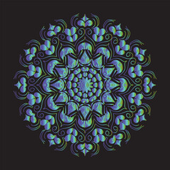 Beautiful decoration ornament mandala design
