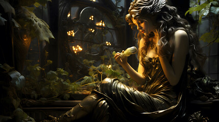 헤르마프로디토스를 유혹하는 요정 살마키스