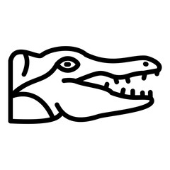 Crocodile Icon Style
