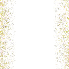 Abstract transparent golden glitters background
