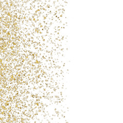 Abstract transparent golden glitters background