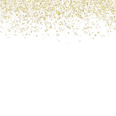 Abstract transparent golden glitters background