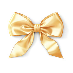 Elegant ribbon on white background for breast cancer awareness