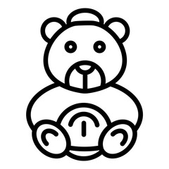 Stuffed Toy Icon Style