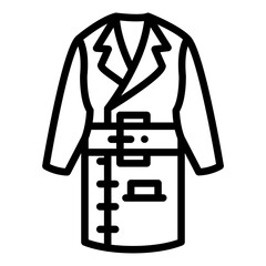 Detective Coat Icon Style