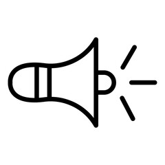 Megaphone Icon Style