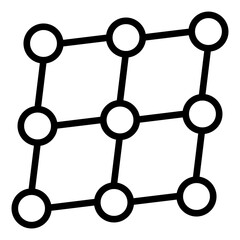 Crystal Grid Icon Style