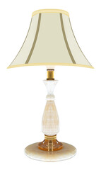 White table lamp