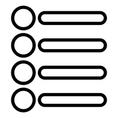 Fototapeta premium Configuration Menu Icon Style