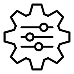 Preferences Gear Icon Style