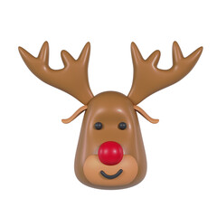 3d reindeer