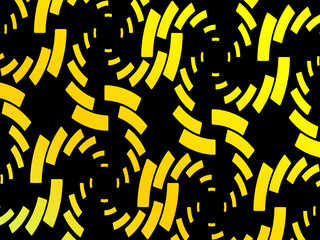 Abstract background with yellow geometric ornament. Luxury background.