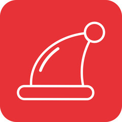 Collection of Christmas icons thin line vector icons. Pixel Perfect. The set contains icons such as Santa Claus, Christmas, Gifts, Reindeer, Christmas Tree, Snowflakes.