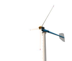 Wind Turbine on transparent background png file
